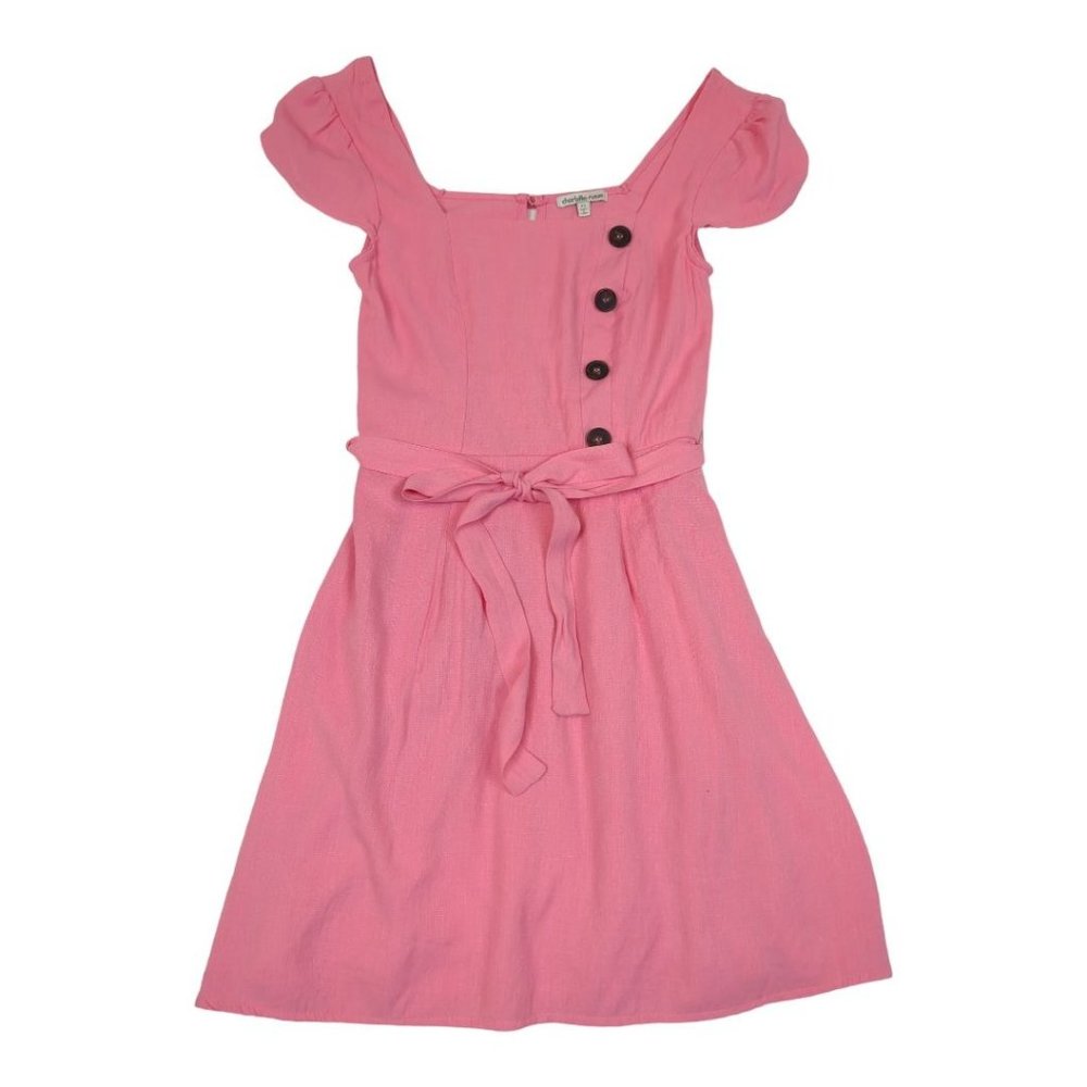 Charlotte Russe Sweet Pink Dress Rayon/Spandex Blend‎ Size XS